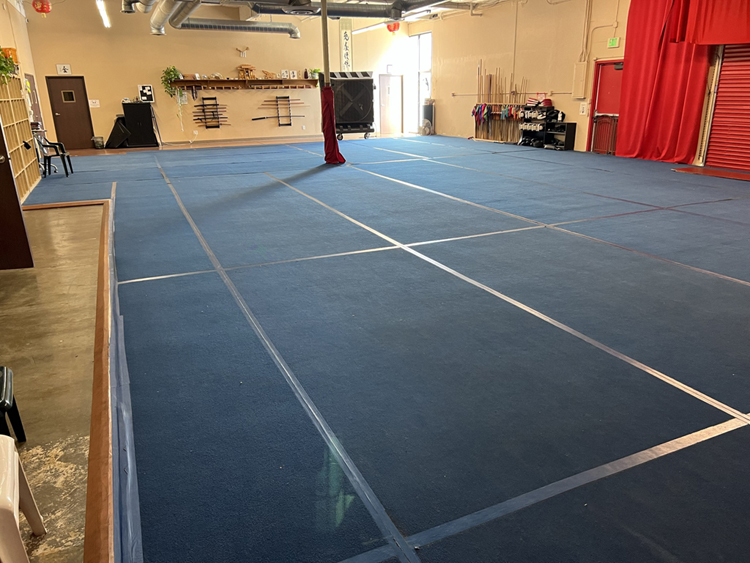 The JING Wushu Kung Fu floor